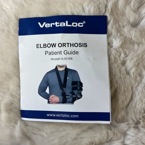 VertaLoc Hinged ROM Elbow Brace Support (VL301EB) Universal RIGHT HCPCS L3760 - Picture 3 of 10